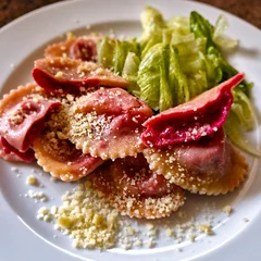 Selbstgemachte Ravioli